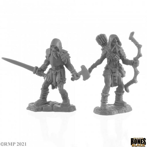 Mini - Reaper Bones Black 44142 Rune Wight Hunters (2ct)