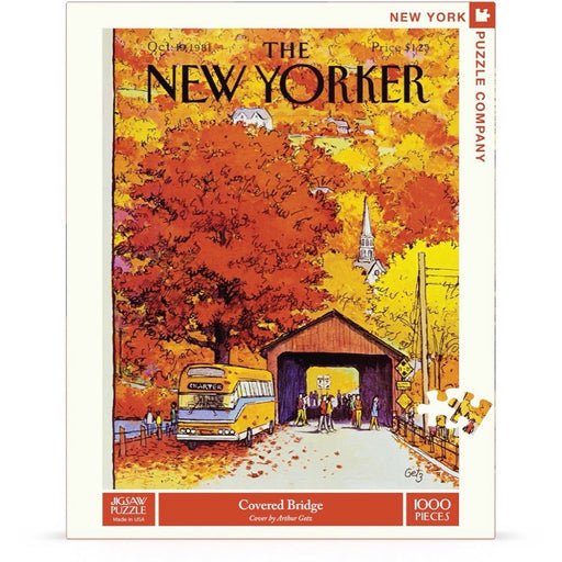 Puzzle (1000pc) New Yorker : Covered Bridge