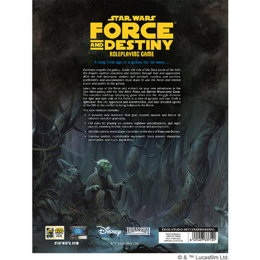 Star Wars Force and Destiny Core Rulebook