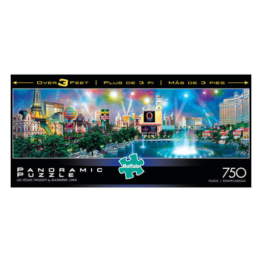 Puzzle (750pc) Panoramics : Las Vegas Twilight