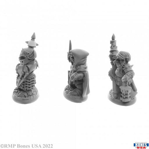 Mini - Reaper Bones USA 30063 Deep Gnome Warriors (3ct)