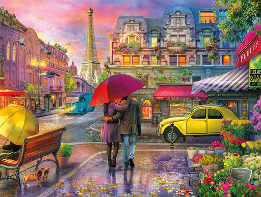 Puzzle (750pc) Cities in Color : Raining in Paris