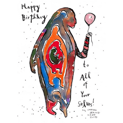 Greeting Card (5x7in) Birthday Selves