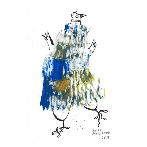 Greeting Card (5x7in) Dancing Chicken