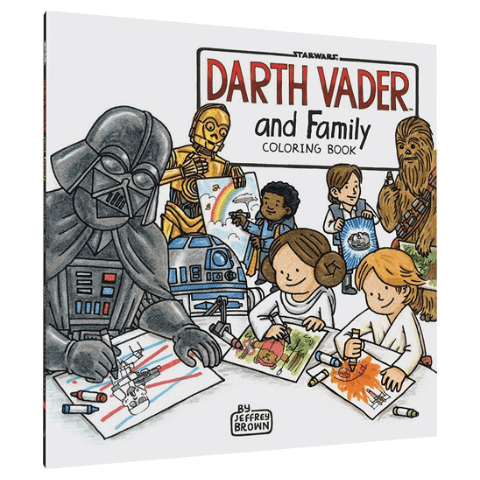 Coloring Book Darth Vader and Family