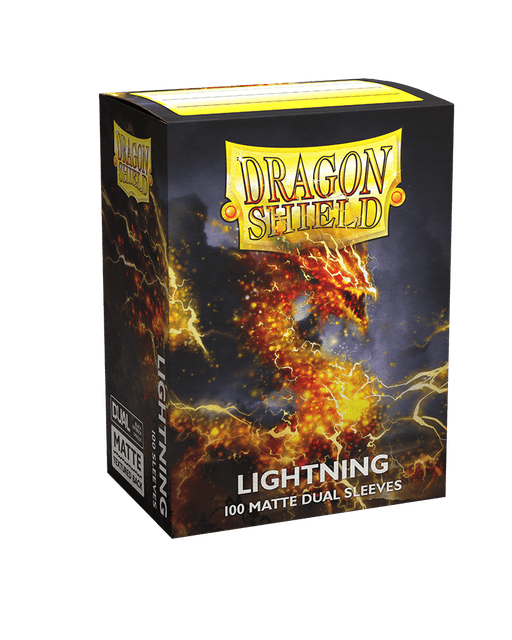 Sleeves Dragon Shield (100ct) Matte Dual : Lightning