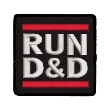 Patch (Iron On) Run D&D