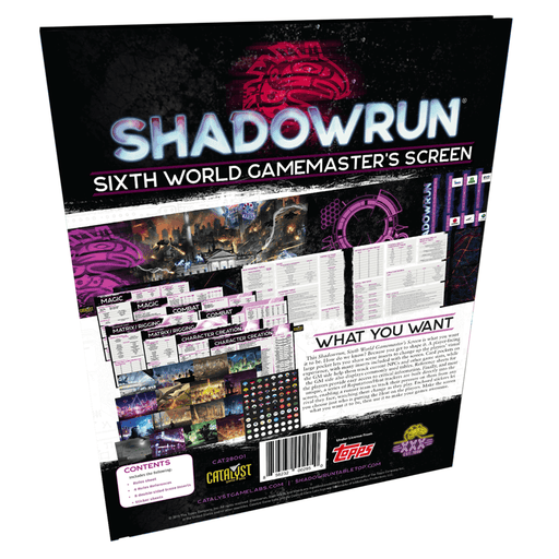 GM Screen - Shadowrun (6th ed)