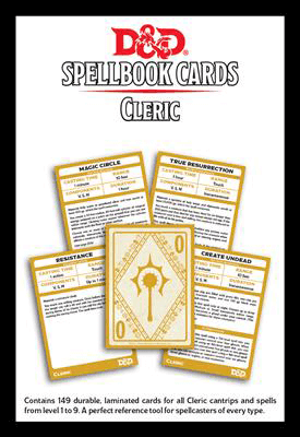 D&D Spell Cards (2018) Cleric
