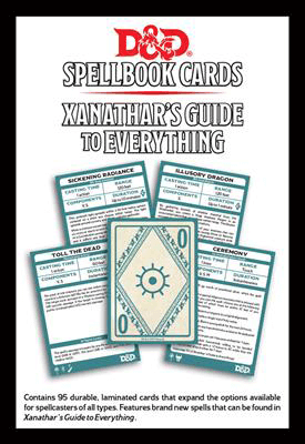 D&D Spell Cards (2018) Xanathar's Guide