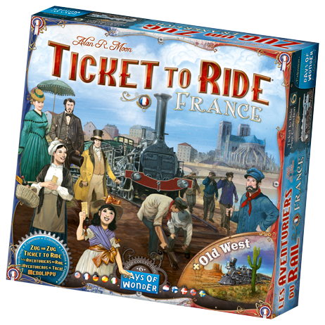 Ticket to Ride Expansion : France & Old West