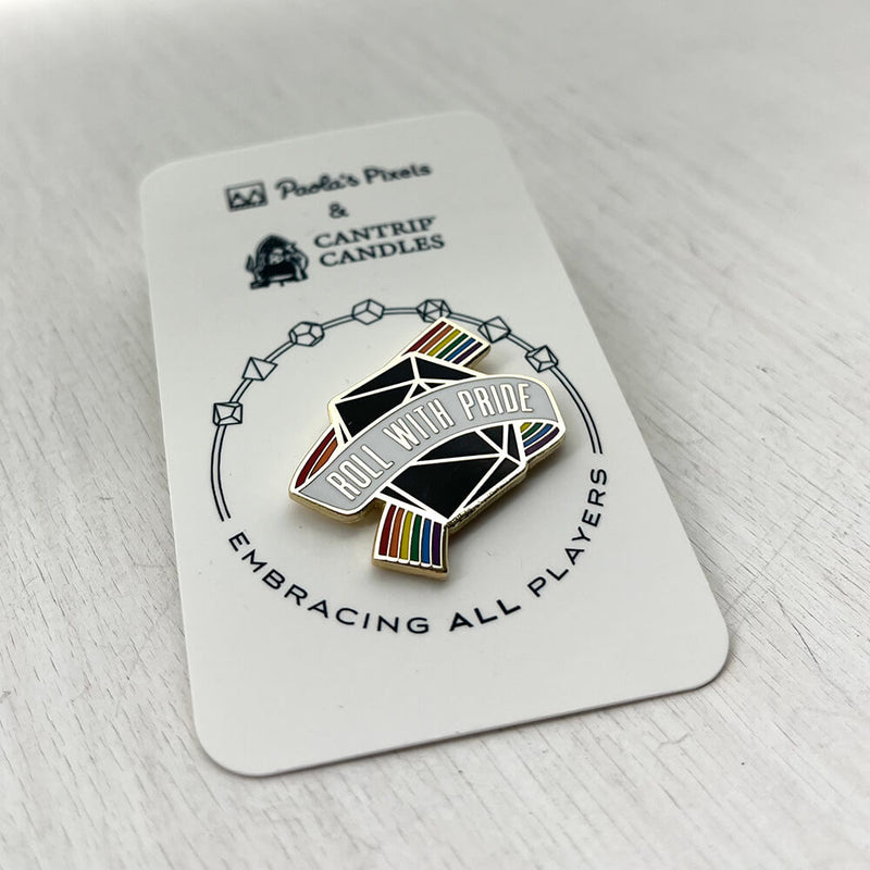 Enamel Pin : Roll with Pride