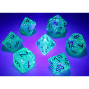 Dice 7-set Borealis (16mm) 27577 Purple / White