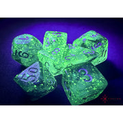 Dice 7-set Borealis (16mm) 27578 Light Smoke / Silver