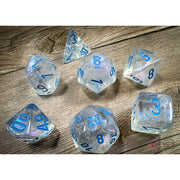 Dice 7-set Borealis (16mm) 27581 Icicle / Light Blue