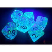 Dice 7-set Borealis (16mm) 27581 Icicle / Light Blue