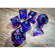 Dice 7-set Nebula (16mm) 27557 Nocturnal / Blue