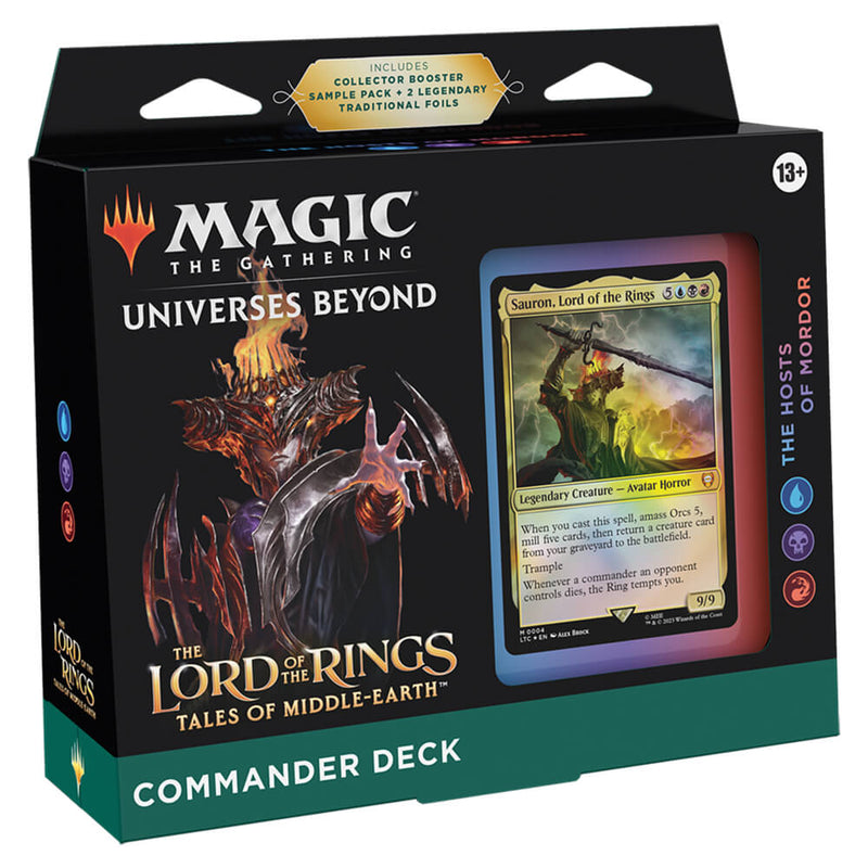 MTG Commander The Lord of the Rings : Tales of Middle-earth : The Hosts of Mordor (UBR)