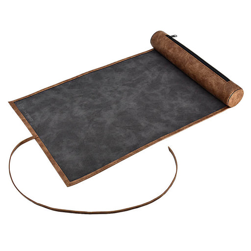 Dice Scroll of Rolling : Brown Leatherette / Grey