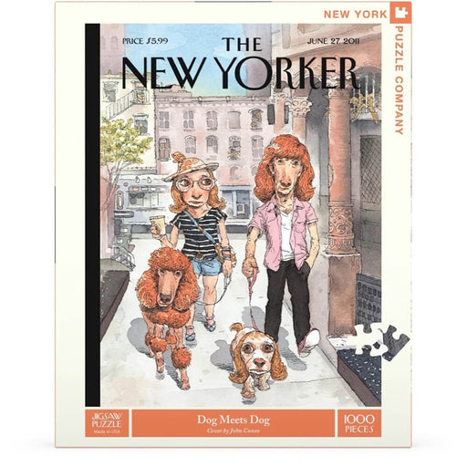 Puzzle (1000pc) New Yorker : Dog Meets Dog