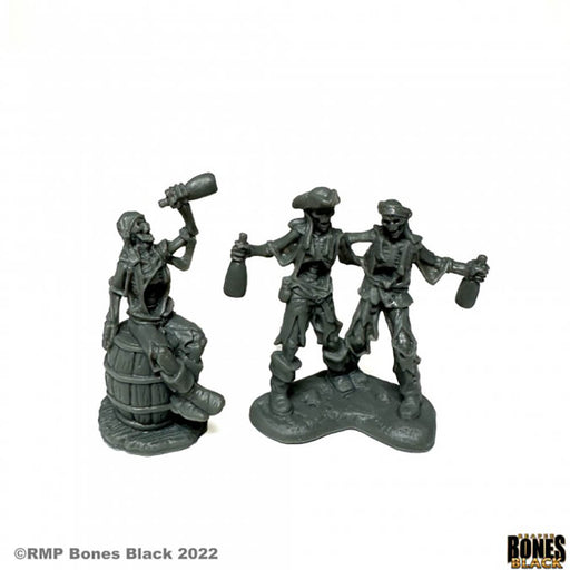 Mini - Reaper Bones Black 44175 Skeletal Rum Runners (3ct)