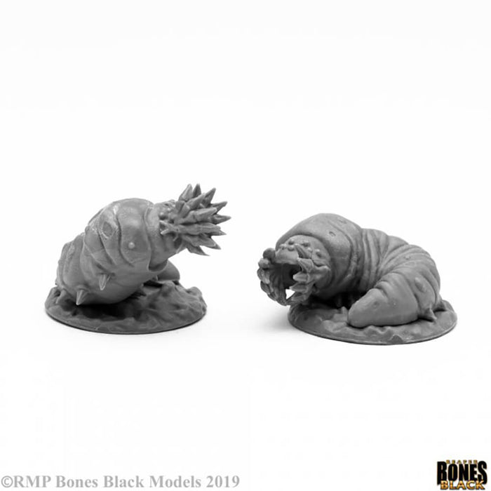 Mini - Reaper Bones Black 44105 Giant Maggots (2ct)