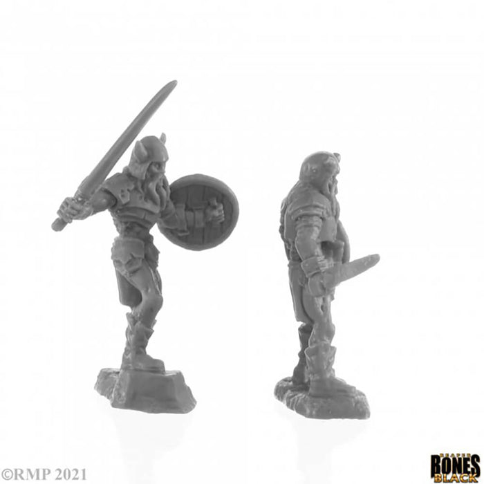 Mini - Reaper Bones Black 44141 Rune Wight Warriors (2ct)