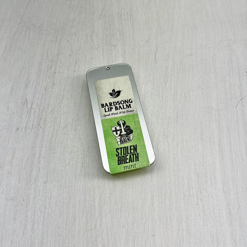 Bardsong Lip Balm Tin : Stolen Breath (Mint)