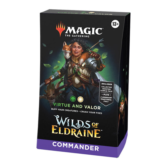 MTG Commander Wilds of Eldraine : Virtue and Valor (GW)