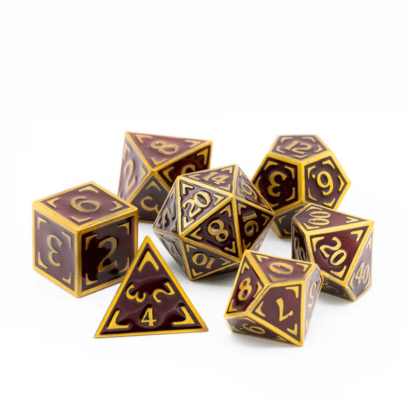 Dice 7-set Metal Recticle (16mm) Uchronia Nouveau