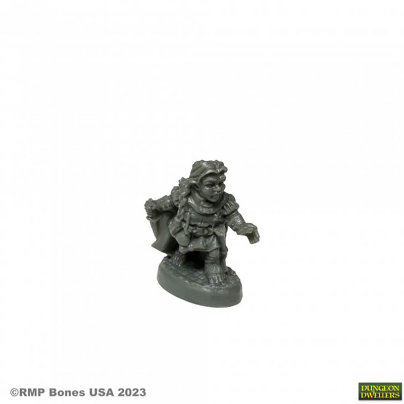 Mini - Reaper Bones USA 07087 Molly Copperpot (Halfling Thief)