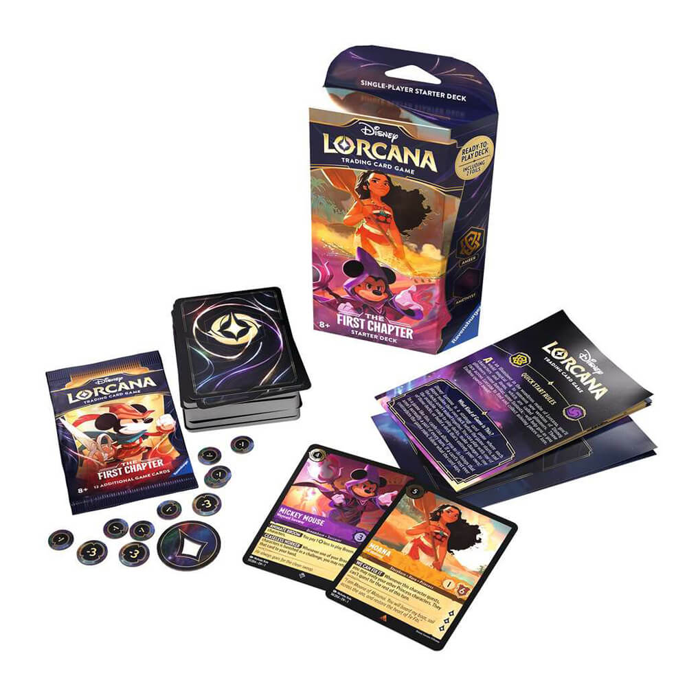 Disney Lorcana Starter Deck (60ct) The First Chapter : Moana