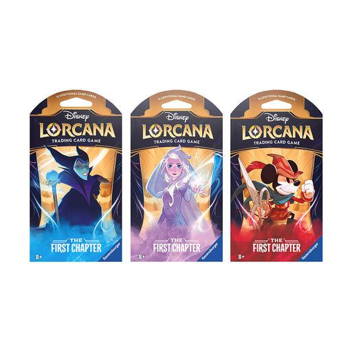 Disney Lorcana Booster Pack Sleeved : The First Chapter