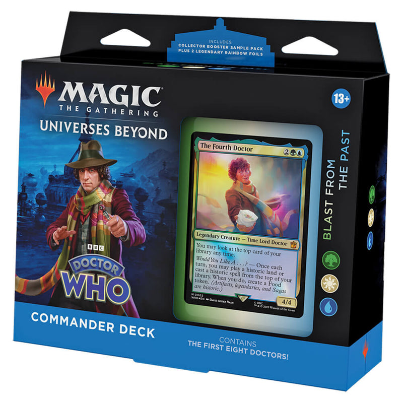 mtg best universes beyond cards MTG Commander Universes Beyond Doctor Who : Blast From The Past (GWU) — Twenty Sided