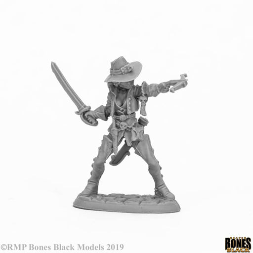 Mini - Reaper Bones Black 44054 Damaris Duskwarden Heroine (Human Elf)
