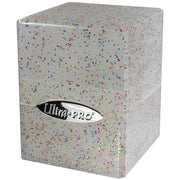 Deck Box - UP Satin (100ct) Satin Cube : Glitter Clear
