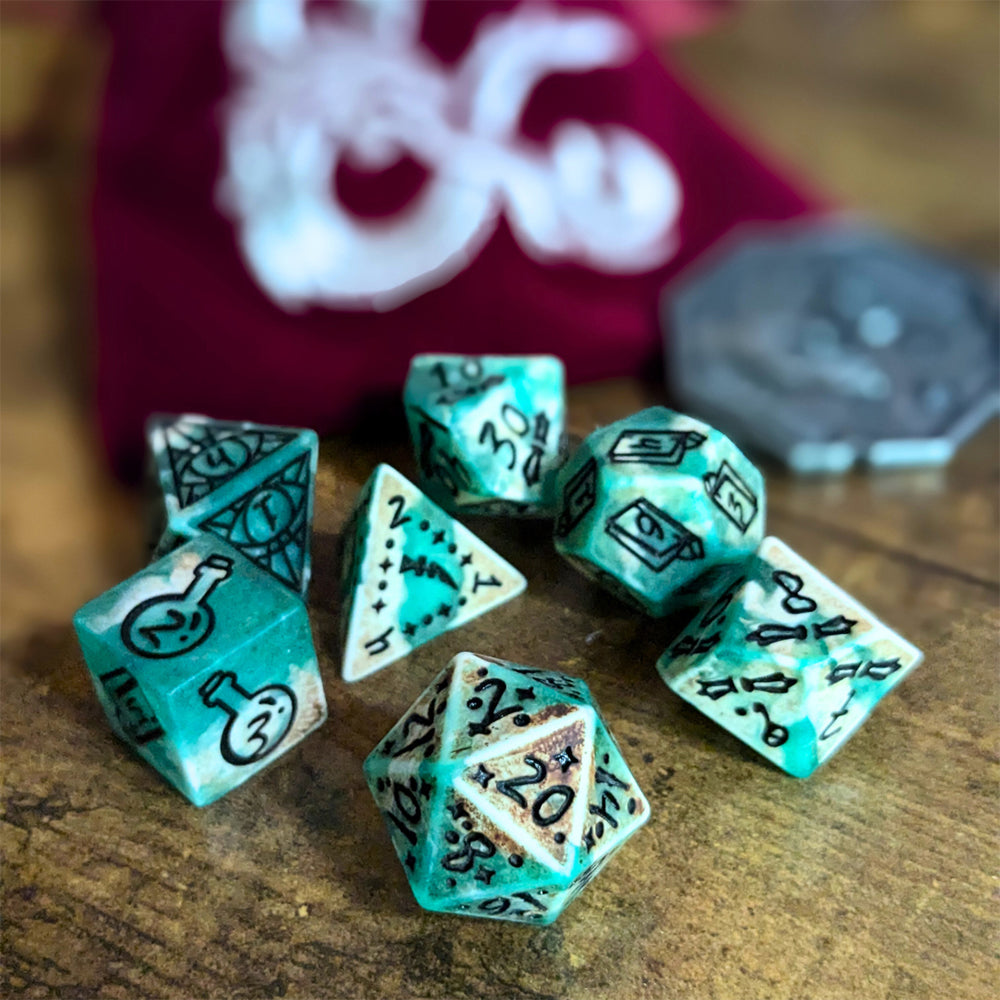 D&D Mystery Dice Set Acererak's Treasure Crystal — Twenty Sided