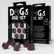 Dice 7-set Dogs (16mm) Luna
