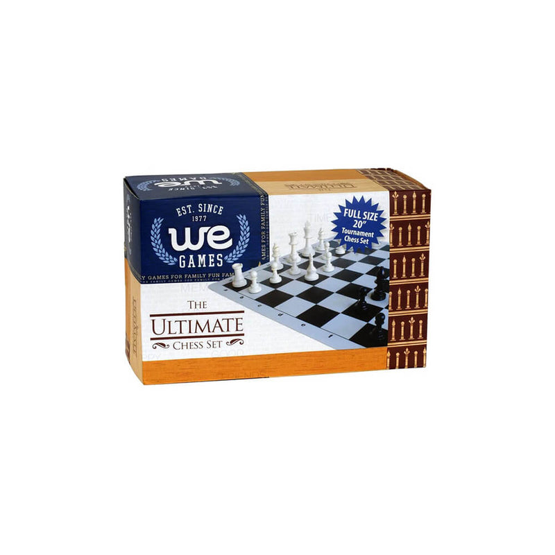Chess Set Ultimate (20in) Rollup Silicone Tournament
