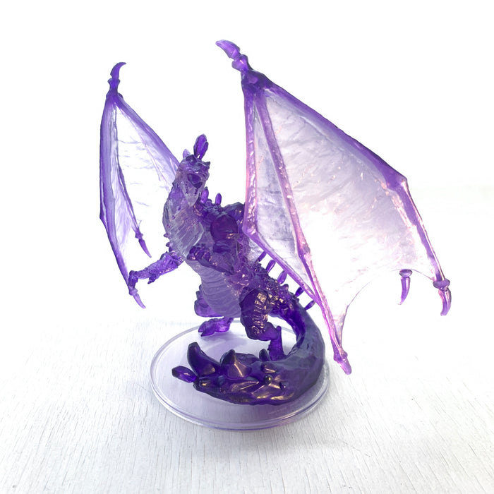 Mini - D&D Icons of the Realms : Fizban's Treasury of Dragons : Young Amethyst Dragon 42/46