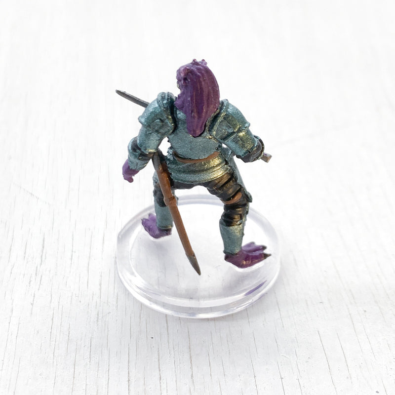 Mini - D&D Icons of the Realms : Fizban's Treasury of Dragons : Amethyst Dragonborn 15/46
