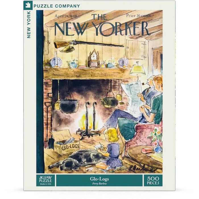 Puzzle (500pc) New Yorker : Glo-Logs