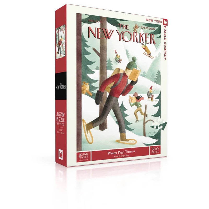 Puzzle (500pc) New Yorker : Winter Page-Turners