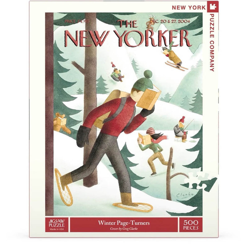 Puzzle (500pc) New Yorker : Winter Page-Turners