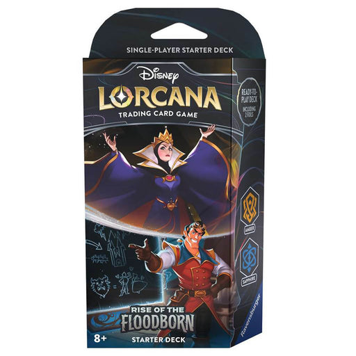 Lorcana Starter Deck : Rise of the Floodborn The Queen / Gaston