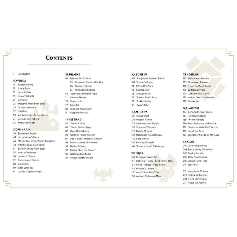 Cookbook - Magic the Gathering Cuisines of the Multiverse