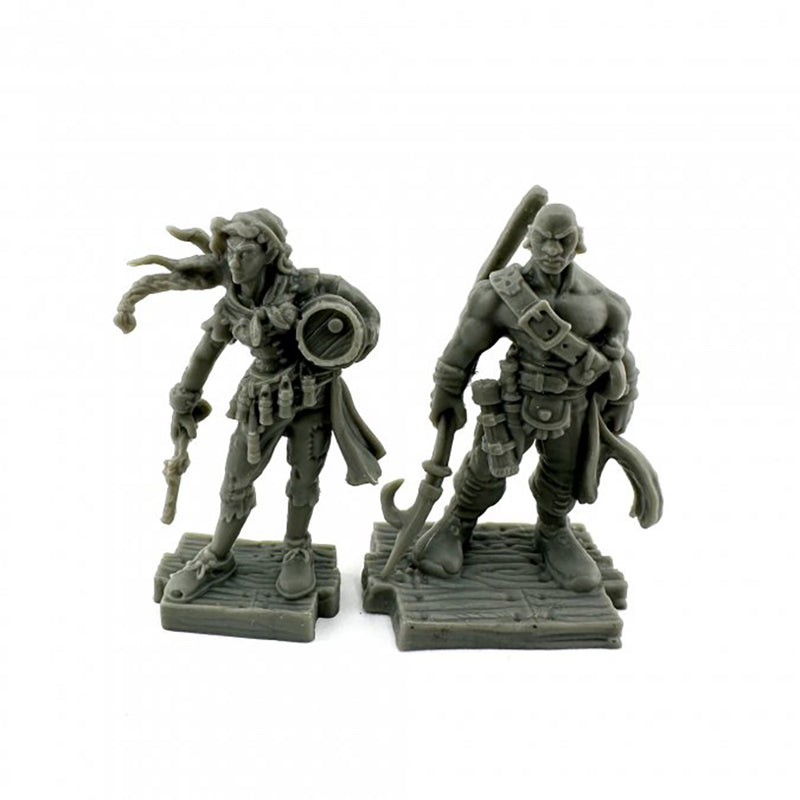 Mini - Reaper Bones Black 20732 Pilot and Powder Monkey