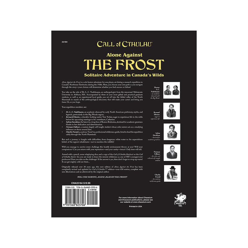 Call of Cthulhu : Alone Against the Frost