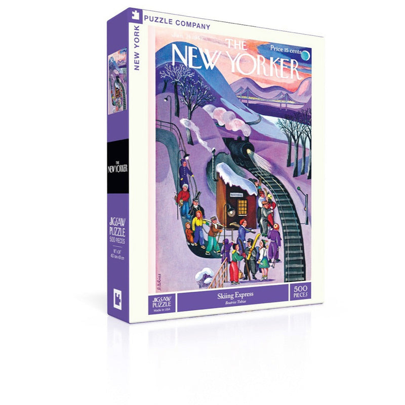 Puzzle (500pc) New Yorker : Skiing Express