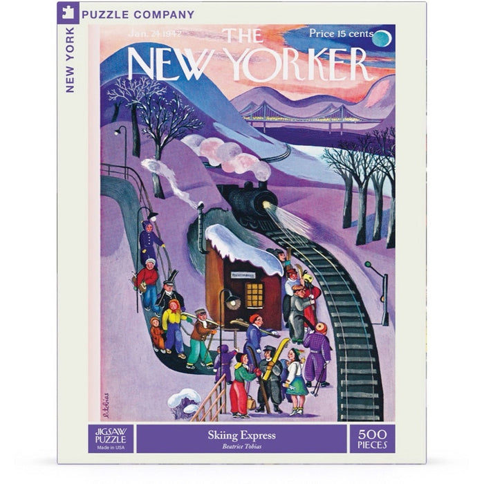 Puzzle (500pc) New Yorker : Skiing Express